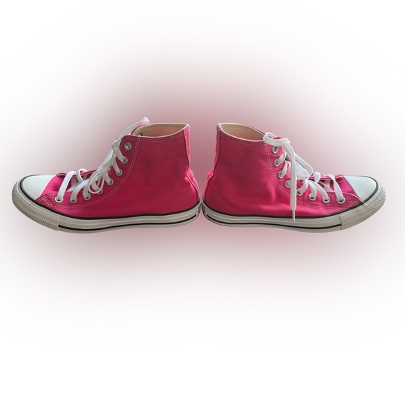 Converse Fuchsia Canvas High-Tops sz 8.5 womens - Picture 7 of 10